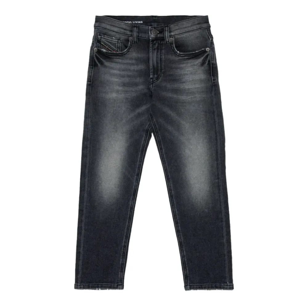 Diesel Broeken & Jeans^Grijze Denim Jeans