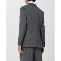 Heren Palm Angels Grijze Geborduurde Blazer voor Mannen