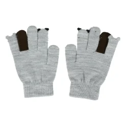 Molo Handschoenen^Grijze handschoenen met dierenversiering