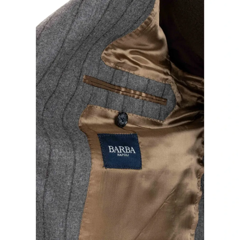 Heren Barba Grijze Jurk Pak Monopetto