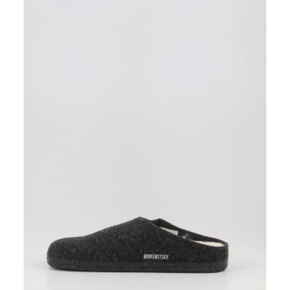 Heren Birkenstock Pantoffels^Grijze Rivet instapslippers