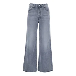 DAMES Mother Grijze Roller Sneak Jeans