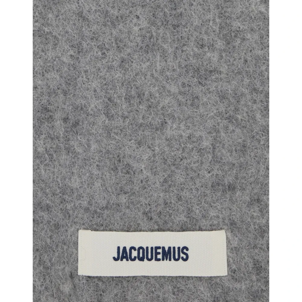 Jacquemus Sjaals^Grijze Sjaal L ECHARPE CARRO
