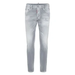 Heren Dsquared2 Jeans^Grijze Stijlvolle Broek