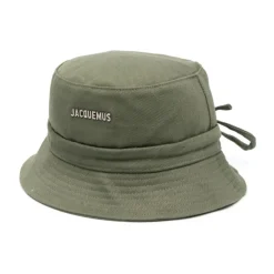 DAMES Jacquemus Hoeden|Hoeden^e Bucket Hat met Zilveren Logo