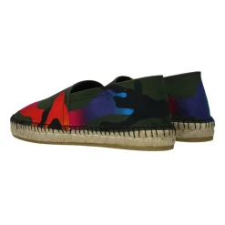 Heren Valentino Garavani Espadrilles^Groene Canvas Instap Schoenen AW23