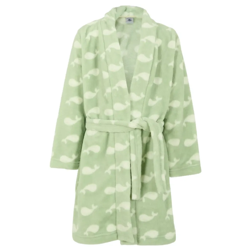 Petit Bateau e Fleece Badjas met Walvis