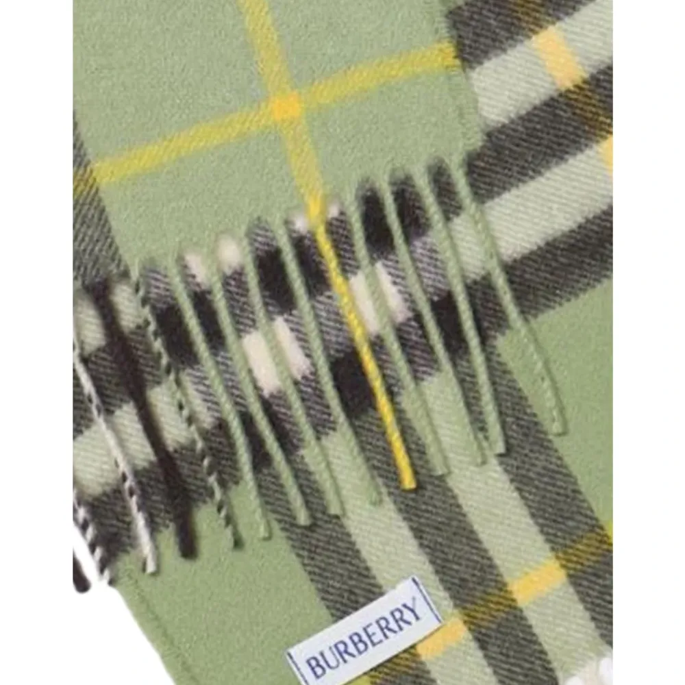 DAMES Burberry e Geruite Wol Kinder Sjaal