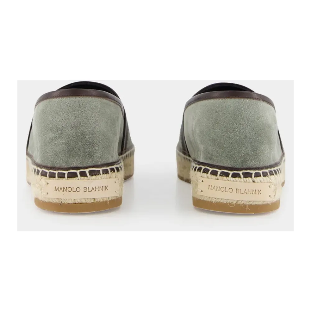 Heren Manolo Blahnik Espadrilles^e Kalver Suede Espadrilles