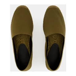 Heren Saint Laurent Espadrilles^e katoenen espadrilles met Cassandre borduurwerk