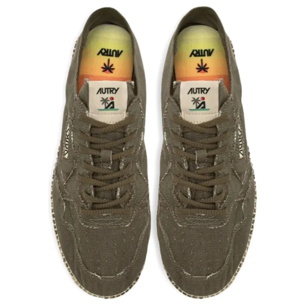 Heren Autry Espadrilles^e Katoenen Platte Schoenen