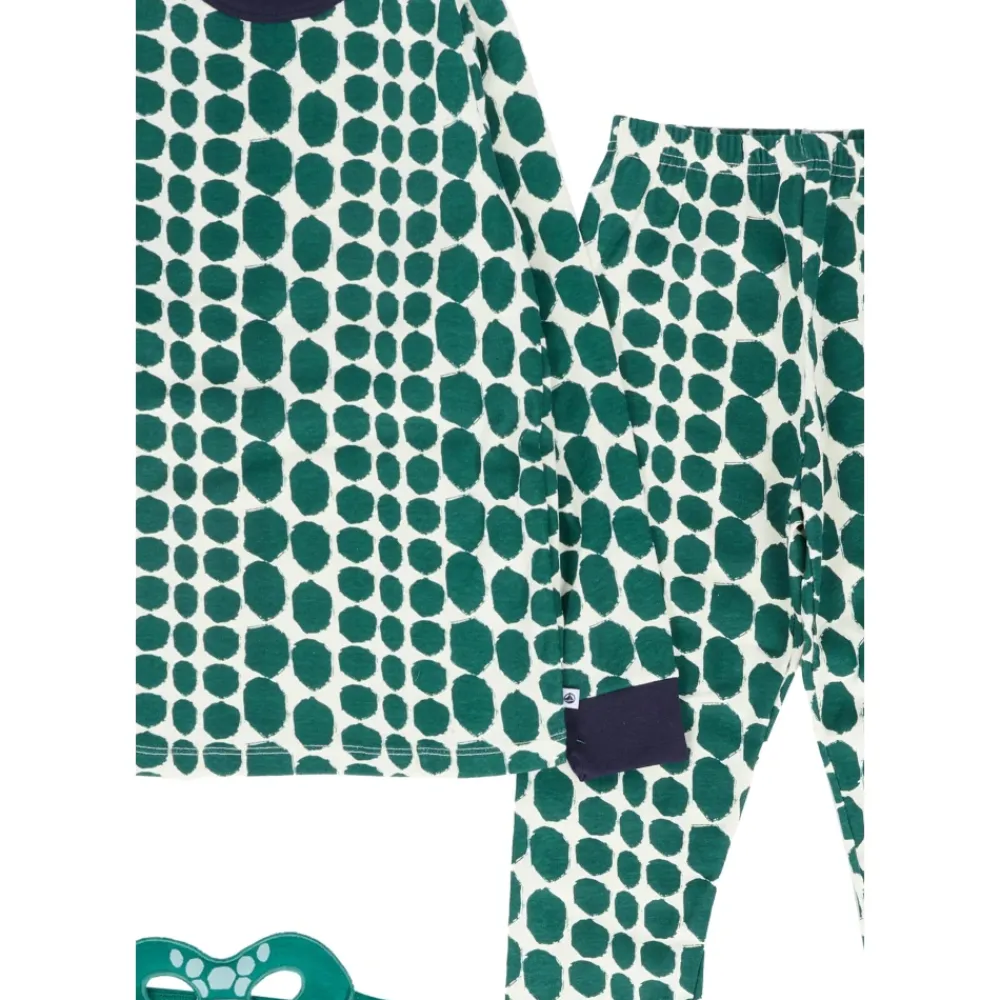 Petit Bateau e katoenen pyjama set met masker