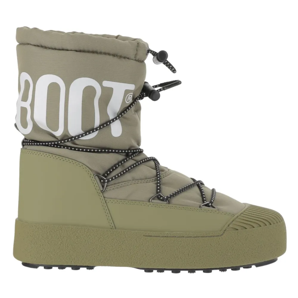 Heren Moon Boot Snowboots|Laarzen^e Nylon Enkellaarzen met Koordjes