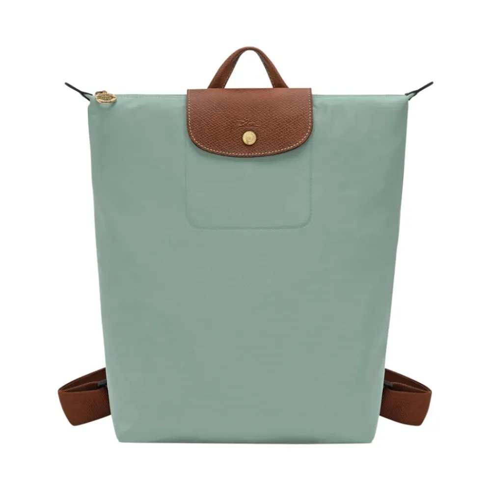 DAMES Longchamp e Rugzak met Klep en Drukknop