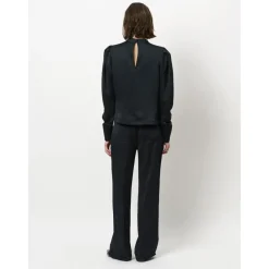 DAMES Dante 6 e Satijnen Gekreukte Wijde Pijp Broek