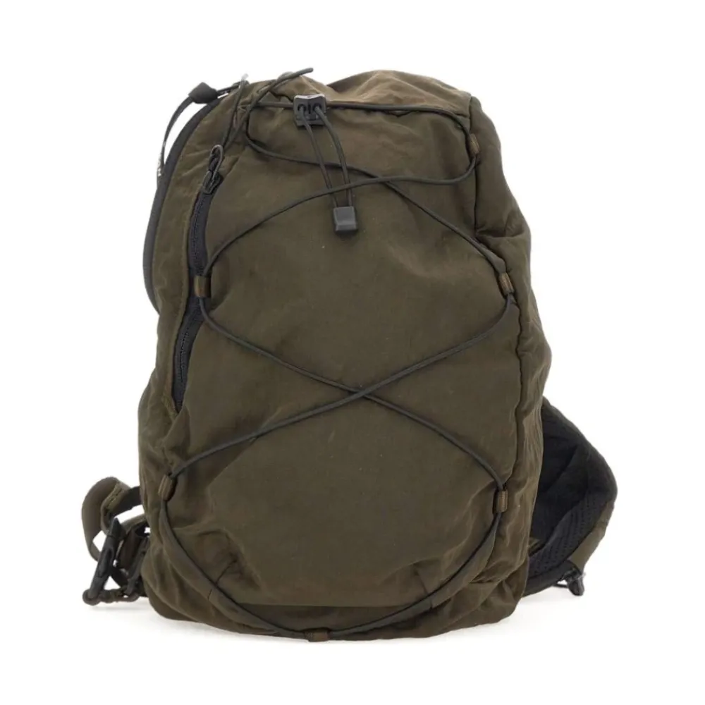 Heren C.P. Company Rugzakken^e Schoudertas met Lensdetail