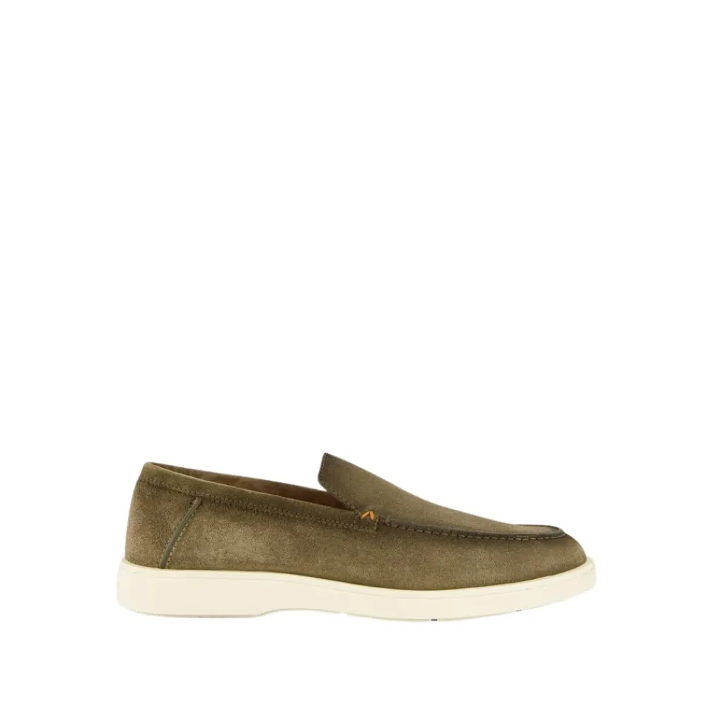 Heren Santoni Instappers & Slip Ons^e Suède Loafers