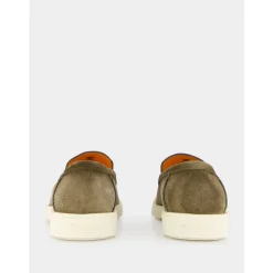 Heren Santoni Instappers & Slip Ons^e Suède Loafers