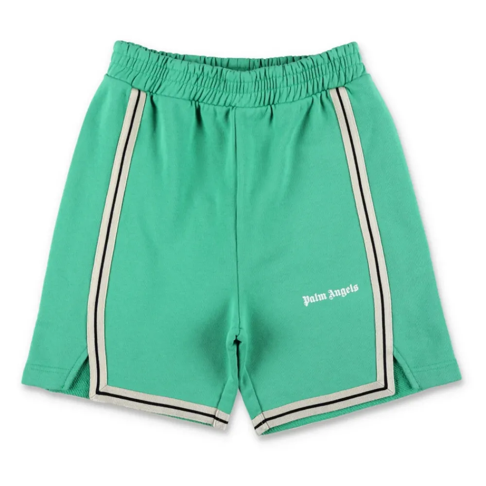 Palm Angels Broeken & Jeans^e Track Shorts met Iconische Tape