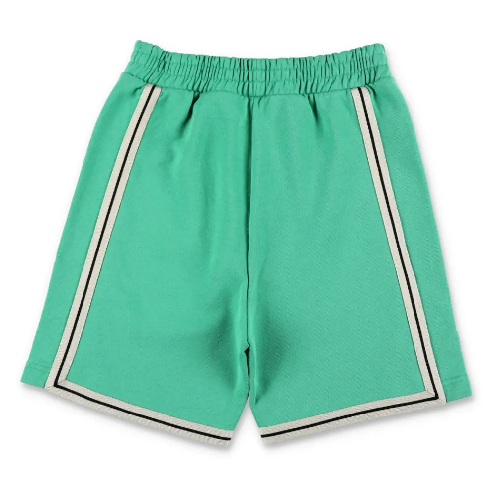 Palm Angels Broeken & Jeans^e Track Shorts met Iconische Tape