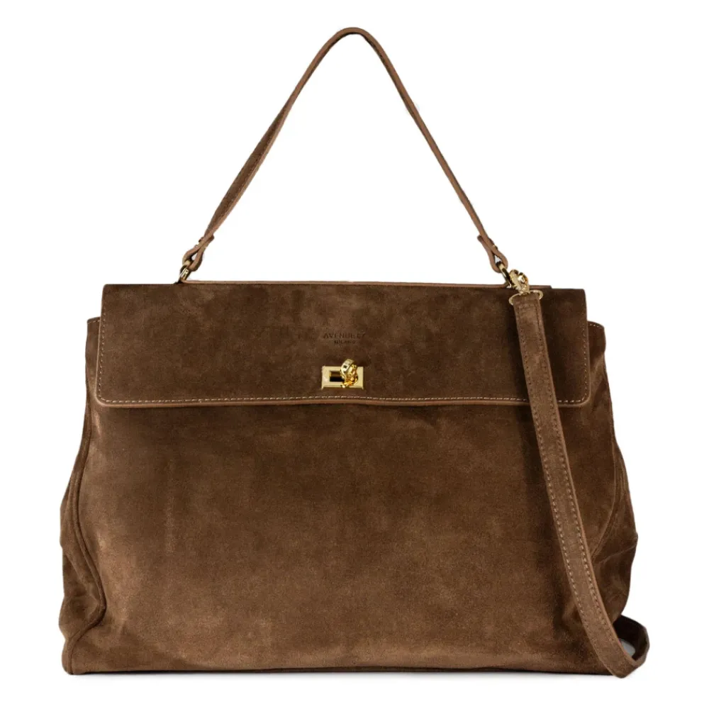 DAMES AVENUE 67 Handtassen^Grote Zachte Suède Tas