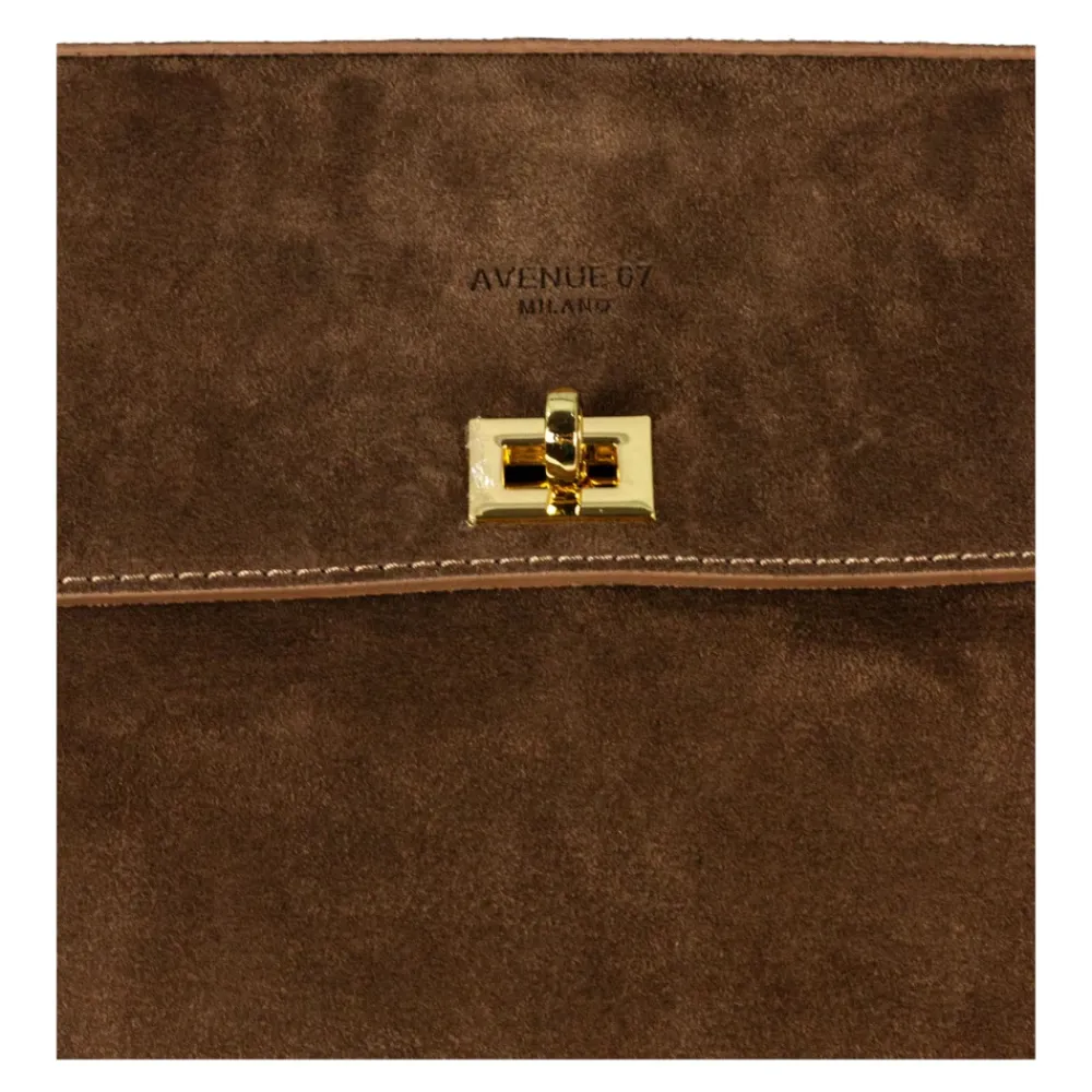 DAMES AVENUE 67 Handtassen^Grote Zachte Suède Tas