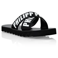 Heren Philipp Plein Gummy Sandalen