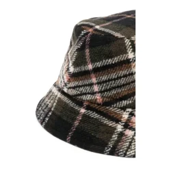 Heren Isabel Marant Hoeden^Haleyh Wollen Mix Ruit Bucket Hat