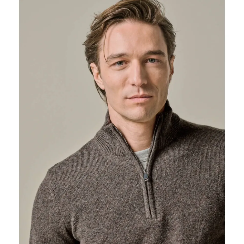 Heren Profuomo Truien & Vesten^Half Zip e Pullover Sweater