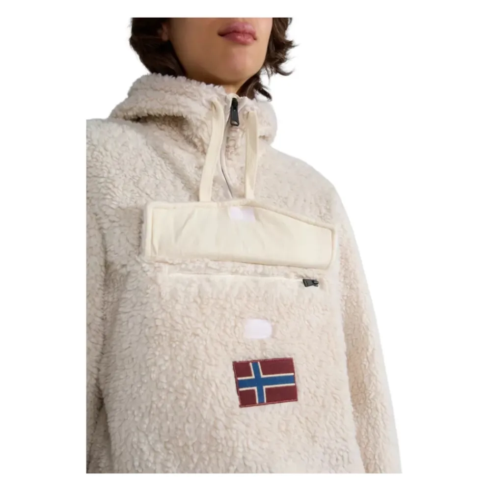 Napapijri Outdoorjassen^Half Zip Hoodie Burgee Style
