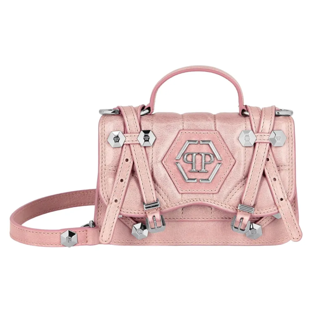 DAMES Philipp Plein Handle Bag Hexagon