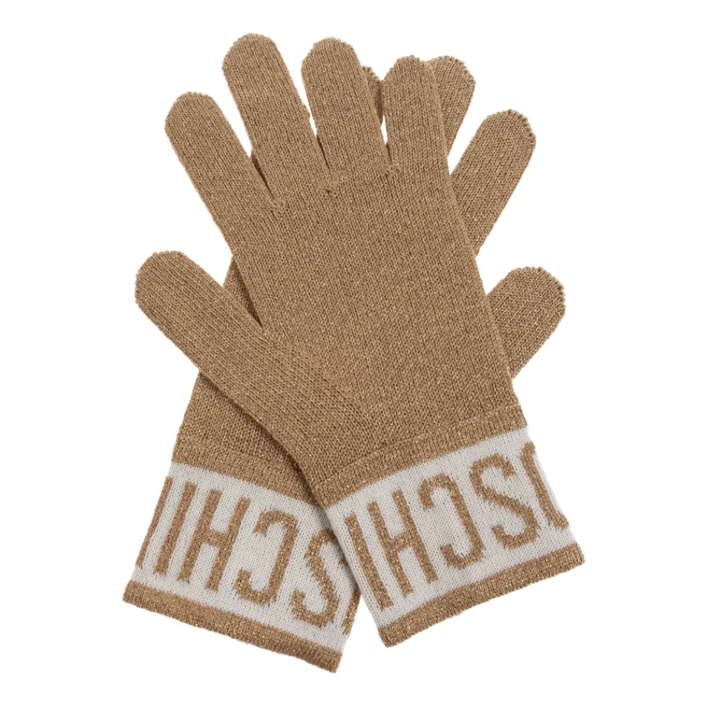DAMES Moschino Handschoenen|Handschoenen^Handschoenen met lurex draad