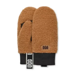 DAMES UGG Handschoenen fluff Chestnut