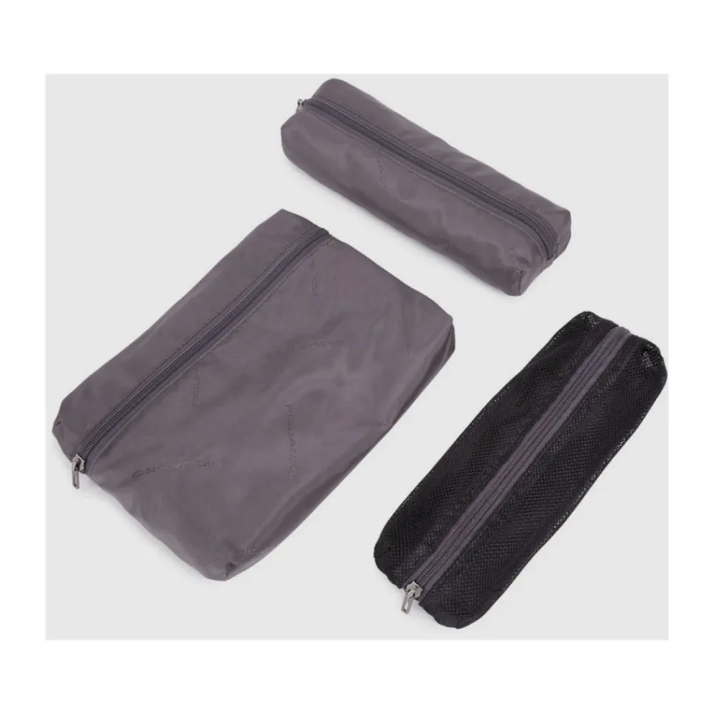 DAMES Piquadro Toilettassen^Hanging toiletry bag in fabric