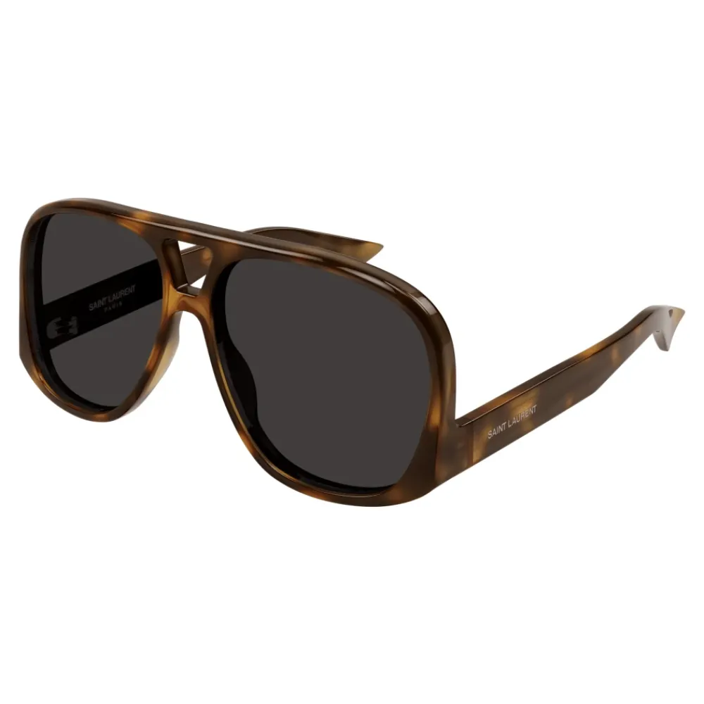 DAMES Saint Laurent Havana Grijs Zonnebril SL 652/F SOLACE