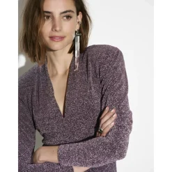 DAMES Dante 6 Healey lurex body-top