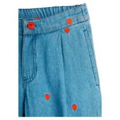 Mini Rodini Broeken & Jeans^Hearts Geweven Broek