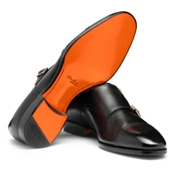 Heren Santoni Nette Schoenen^Heren dubbele gespschoen