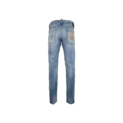Heren Dsquared2 Heren Knoop Jeans met Distressed Details