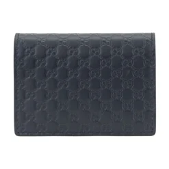 Heren Gucci Heren leren portemonnee met 'GG' motief