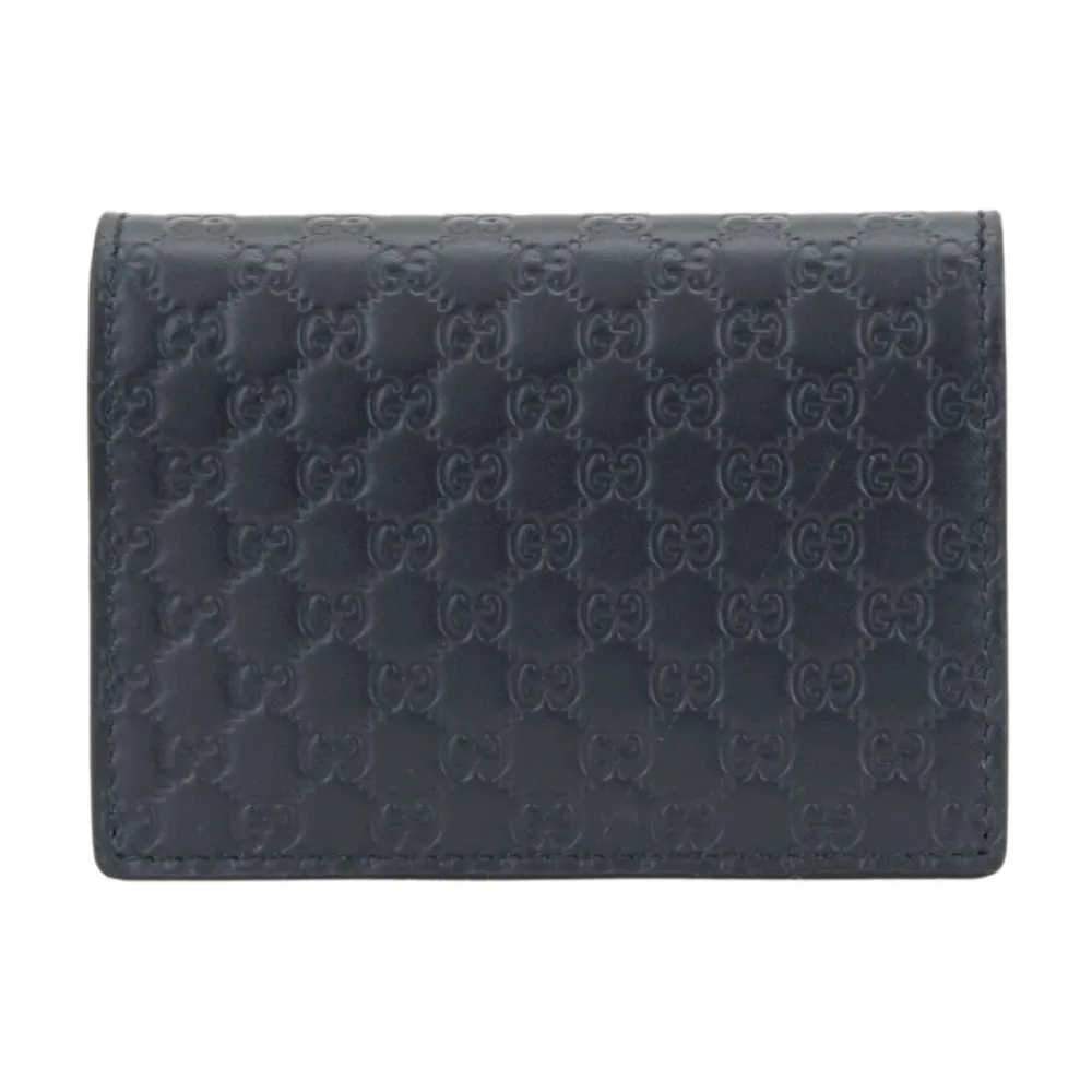 Heren Gucci Heren leren portemonnee met 'GG' motief