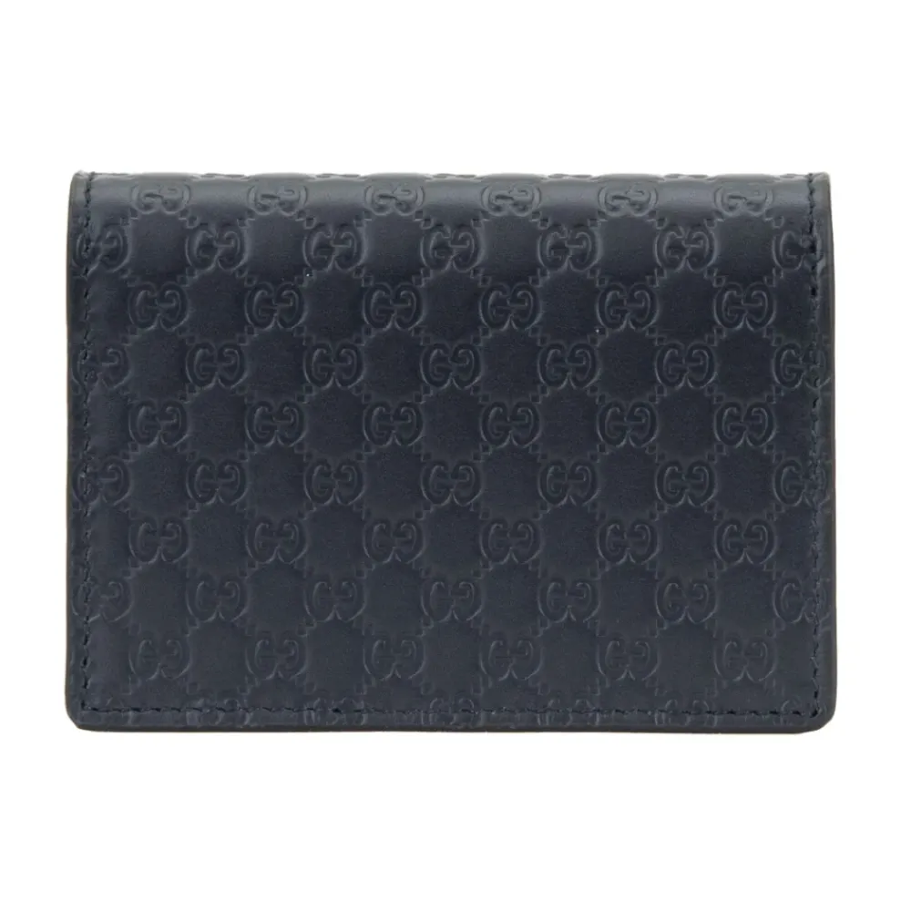 Heren Gucci Heren leren portemonnee met 'GG' motief