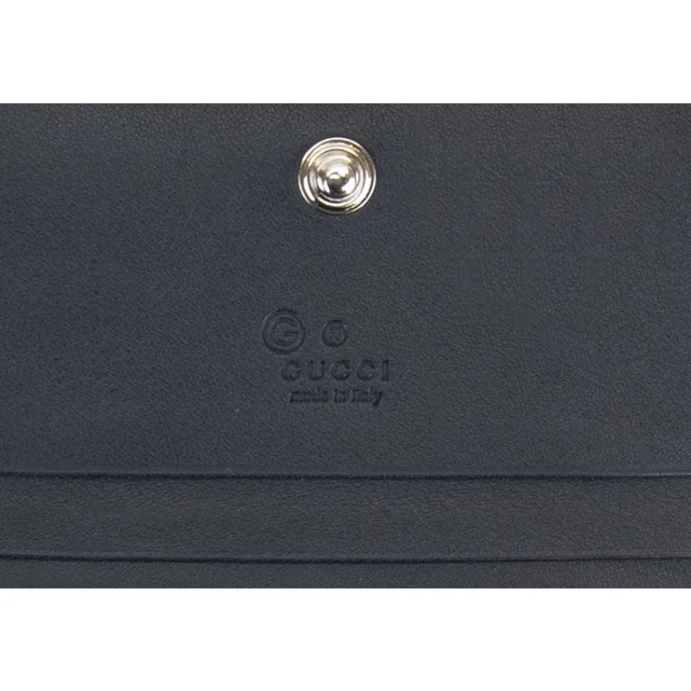 Heren Gucci Heren leren portemonnee met 'GG' motief