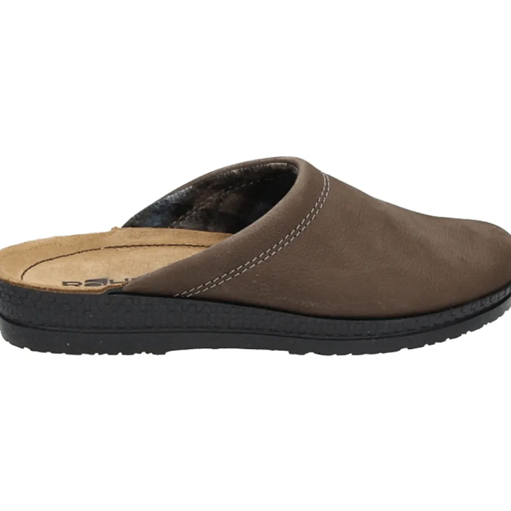 Heren Rohde Heren Pantoffels Nubuck Rubberen Zool