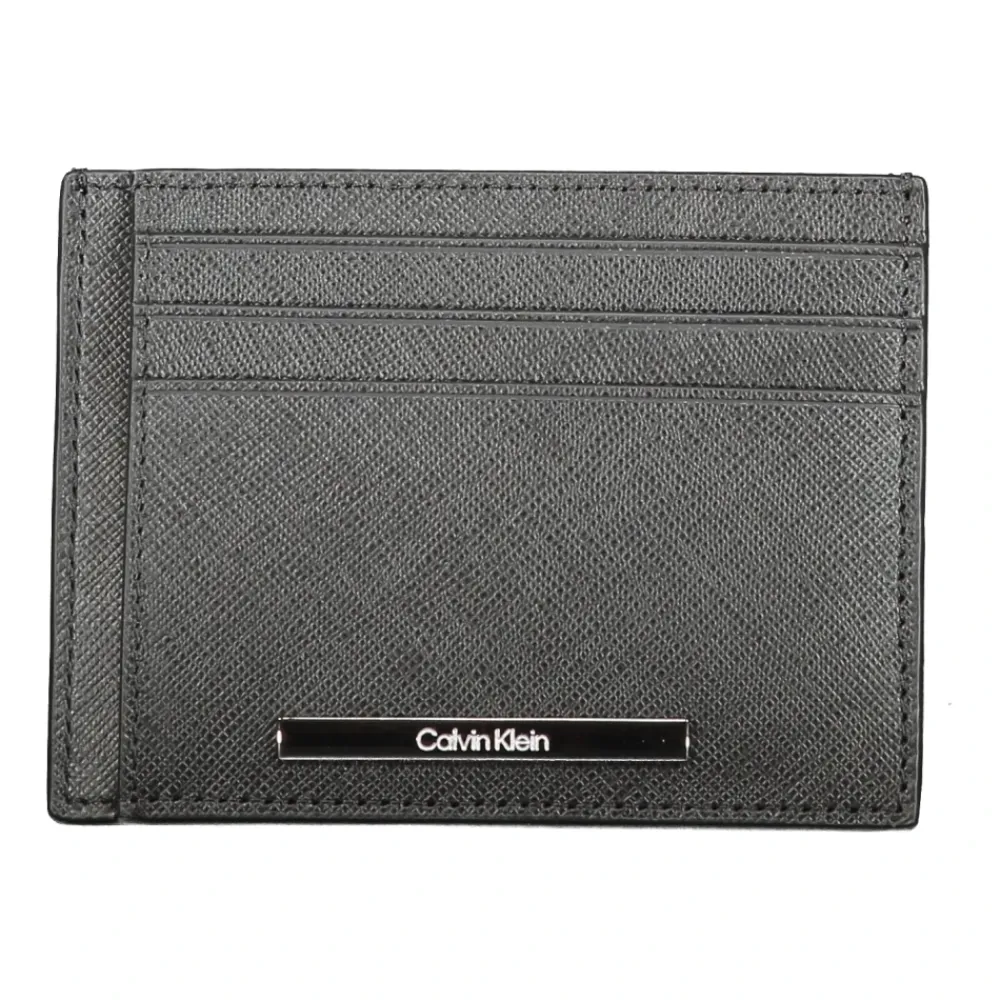 Heren Calvin Klein Heren Portemonnee Kaarthouder Contrast Logo