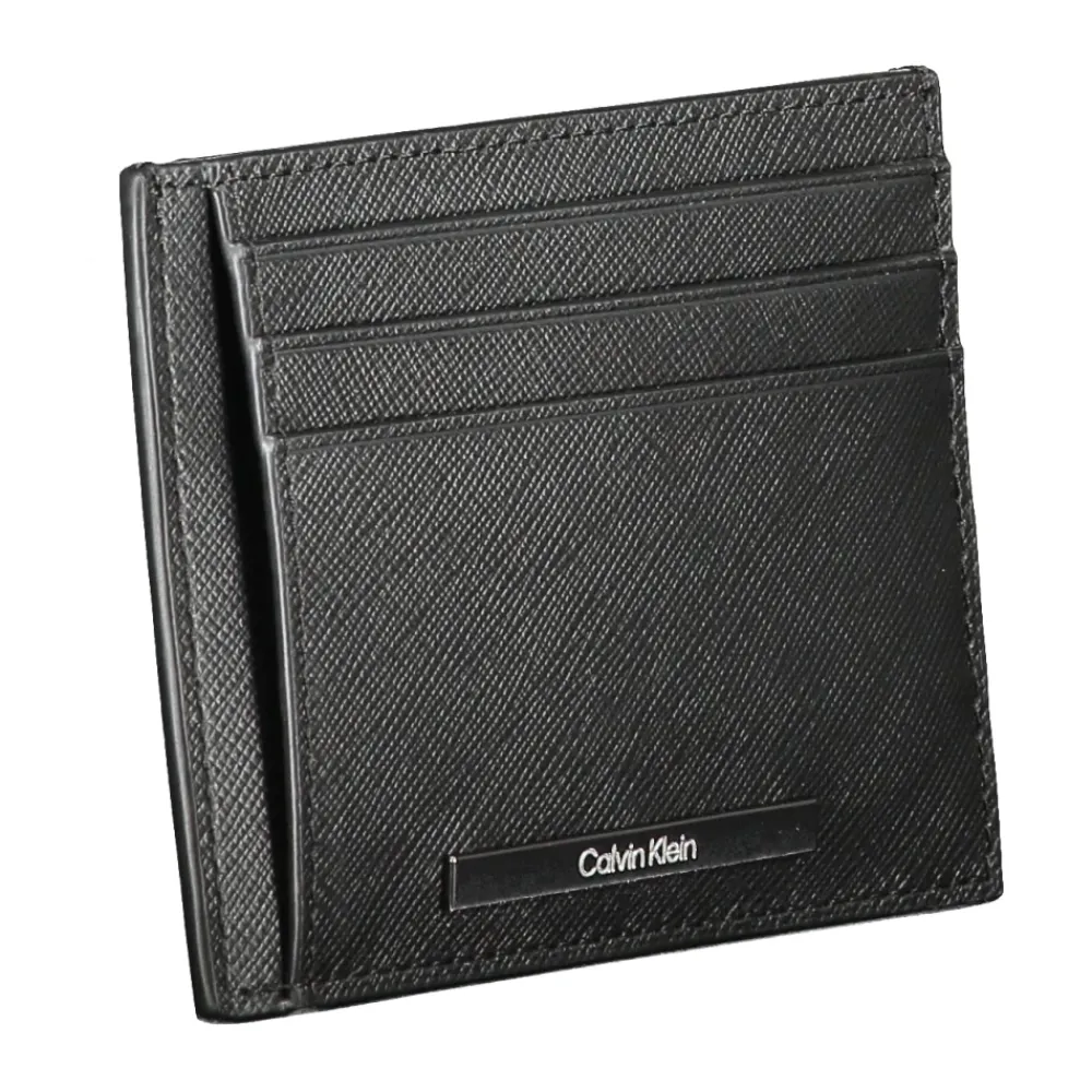 Heren Calvin Klein Heren Portemonnee Kaarthouder Contrast Logo