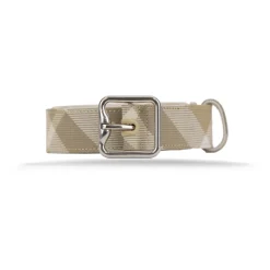 Heren Burberry Heren Ruit Leren Riem