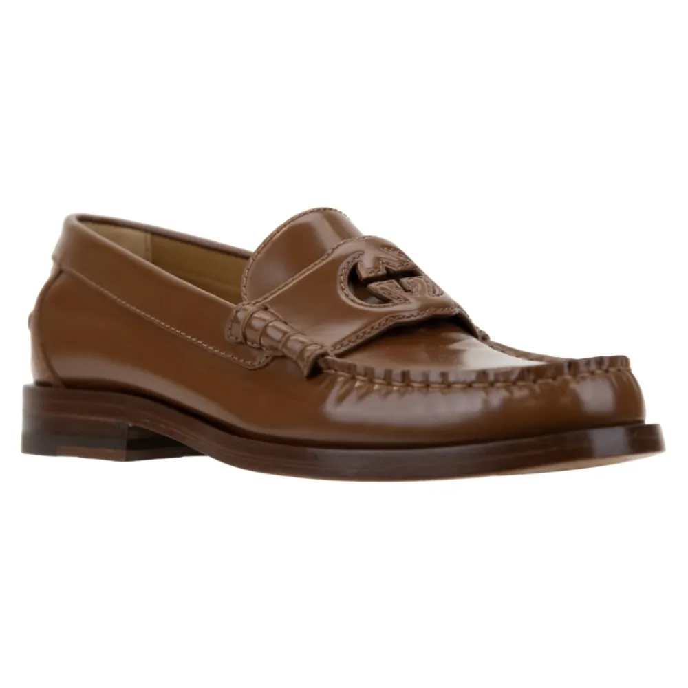 Heren Gucci Heren Slip-On Leren Loafers