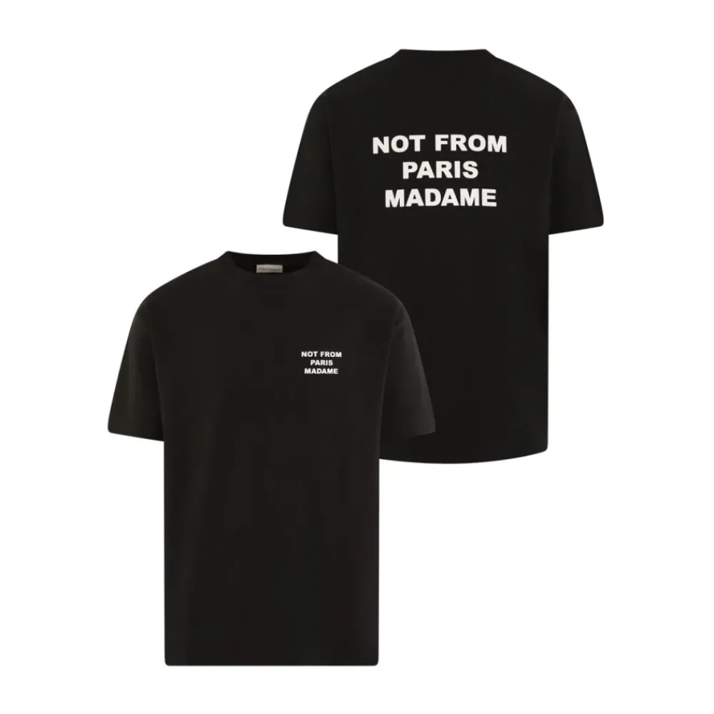 Heren Drole de Monsieur Heren Slogan T-shirt