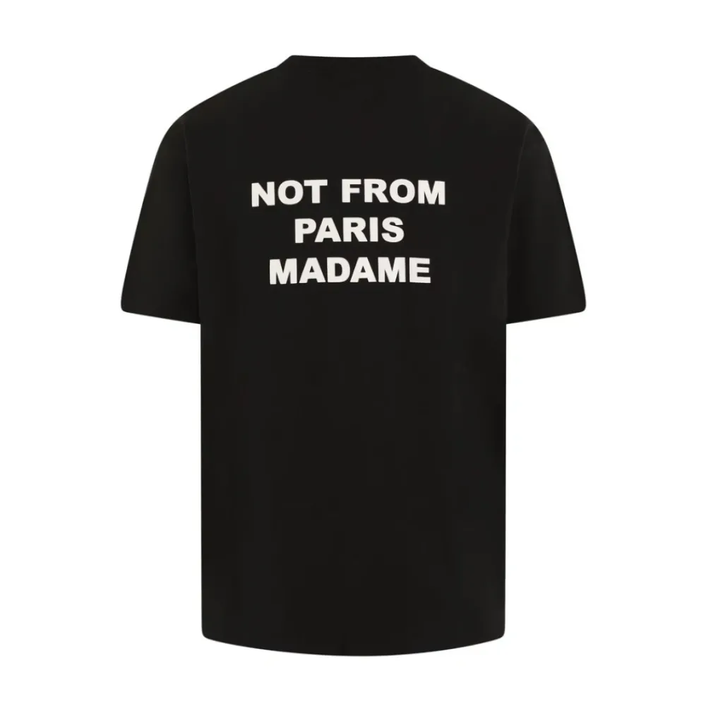 Heren Drole de Monsieur Heren Slogan T-shirt